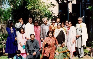 Malika Pukhraj with her Family